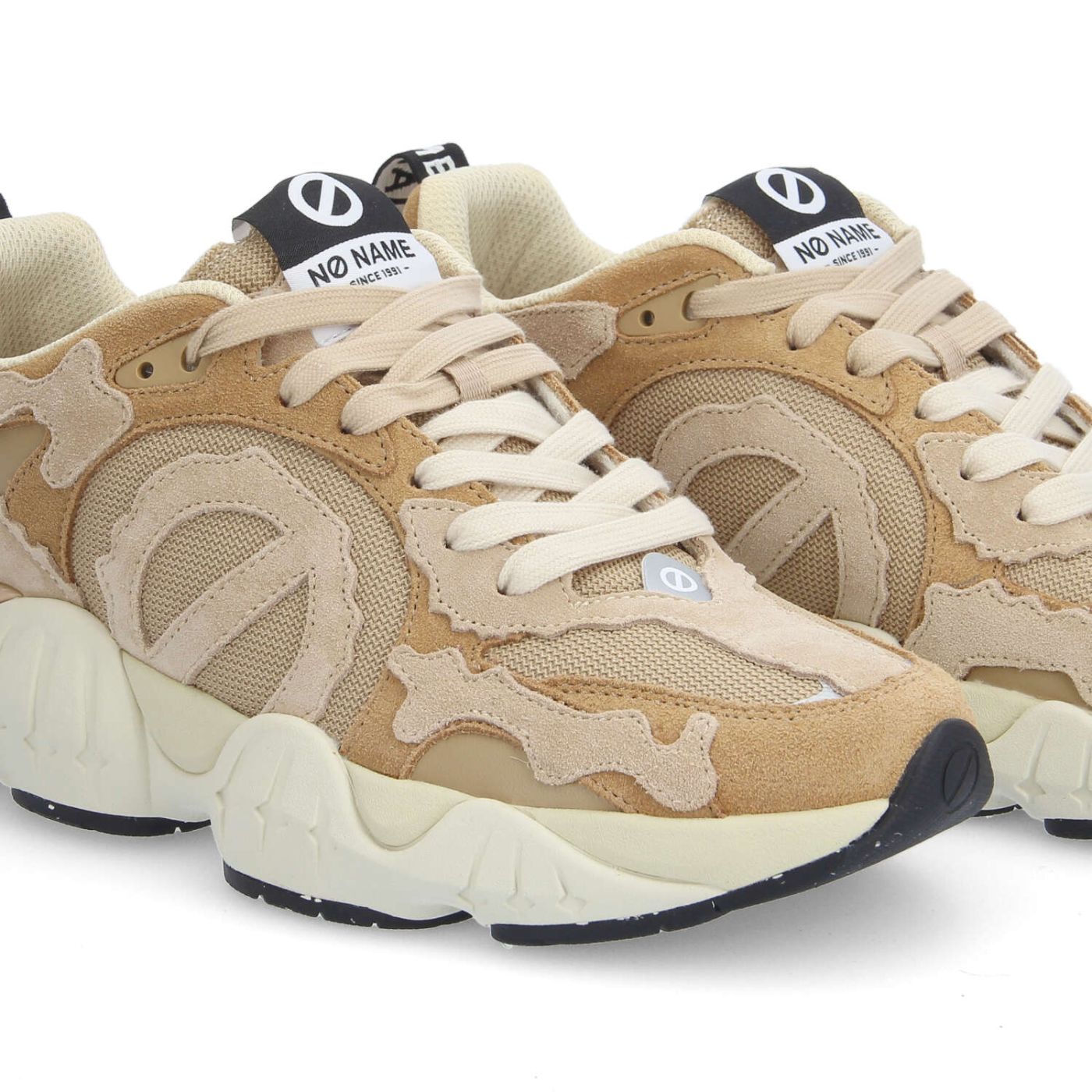 KRAZEE CAMO M - SUEDE/SUED/KNIT - LIGHT BROWN/NUDE